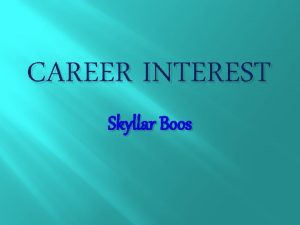 CAREER INTEREST Skyllar Boos FORENSIC PATHOLOGIST Job Description
