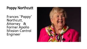 Poppy Northcutt Frances Poppy Northcutt Attorney Former Apollo