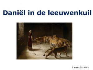 Danil in de leeuwenkuil 1 maart 2015 Urk