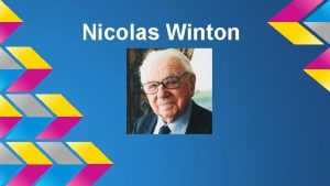 Nicolas Winton Early Life Nicholas Winton was born