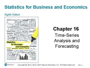 Statistics for Business and Economics Eighth Edition Chapter