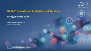 GANT Educational Activities and Services Gyngyi Horvth GANT