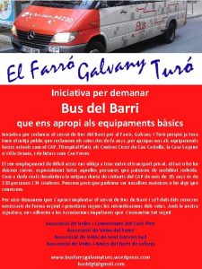 Iniciativa per demanar Bus del Barri que ens