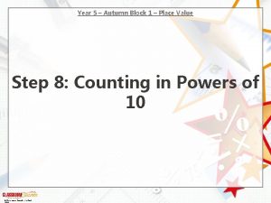 Year 5 Autumn Block 1 Place Value Step