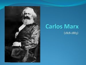 Carlos Marx 1818 1883 SU VIDA 1818 5