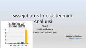 Sissejuhatus Infossteemide Analsi Pev 2 Praktiline lesanne Tunnistused