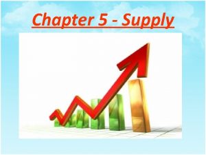 Chapter 5 Supply Law of Supply Suppliers Producers