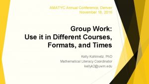 AMATYC Annual Conference Denver November 18 2016 Group