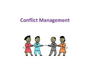 Conflict Management What is Conflict Conflict is a