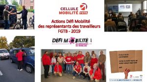 Actions Dfi Mobilit des reprsentants des travailleurs FGTB