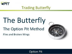 Trading Butterfly The Option Pit Method Flies and
