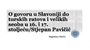 Magdalena Ribii Hrvatski jezikoslovac i antropogeograf Roen u