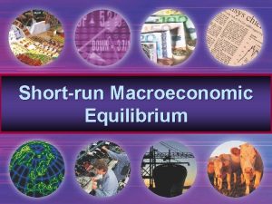 Shortrun Macroeconomic Equilibrium Shortrun Macroeconomic Equilibrium Background to