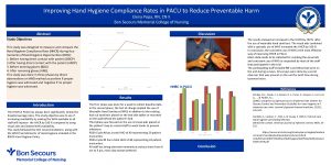 Improving Hand Hygiene Compliance Rates in PACU to