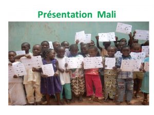 Prsentation Mali RLL READ LEARN LEAD lecture apprentissage