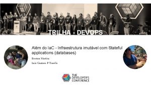 TRILHA DEVOPS Alm do Ia C Infraestrutura imutvel