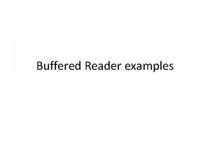 Buffered Reader examples Favorite Color import java io