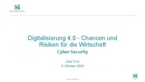 Digitalisierung 4 0 Chancen und Risiken fr die