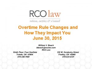 Overtime Rule Changes and How They Impact You