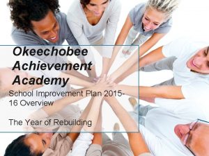 Okeechobee Achievement Academy School Improvement Plan 201516 Overview