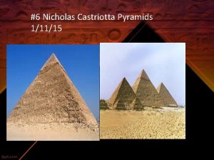 6 Nicholas Castriotta Pyramids 11115 Pyramids In Egypt