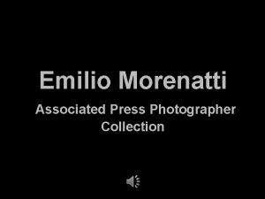 Emilio Morenatti Associated Press Photographer Collection Emilio Morenatti