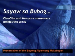 Sayaw sa Bubog ChaCha and Arroyos maneuvers amidst