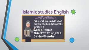 Islamic studies English Islamic Studies Non Arabs Grade