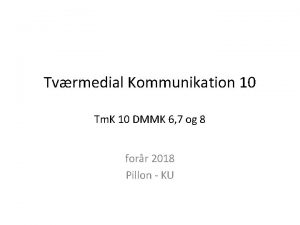 Tvrmedial Kommunikation 10 Tm K 10 DMMK 6