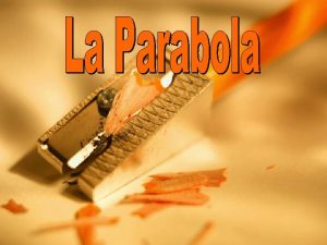 La Parabola della Matita In principio il Fabbricante