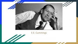 E E Cummings Early Life Born in 1894