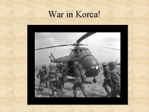 War in Korea After World War II Korea