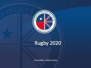 Rugby 2020 Entrenador Andrs Insua Posiciones del rugby