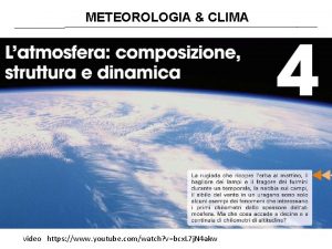 METEOROLOGIA CLIMA video https www youtube comwatch vbcx