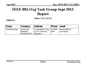 Sept 2012 doc IEEE 802 11 121188 r