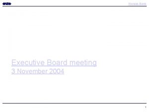 Norges Bank Executive Board meeting 3 November 2004