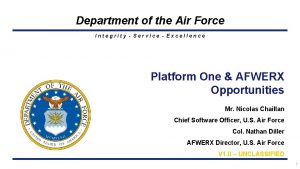 Department of the Air Force Integrity Service Excellence