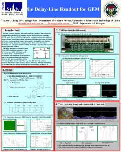 Study of the DelayLine Readout for GEM Detectors