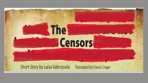 WHAT IS A CENSOR or CENSORSHIP CENSORSHIP The