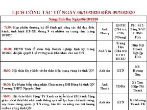 LCH CNG TC T NGY 06102020 N 09102020