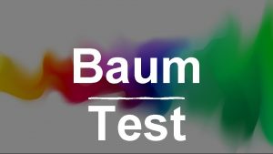 Baum Test O co se jedn Baum test
