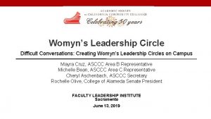 Womyns Leadership Circle Difficult Conversations Creating Womyns Leadership