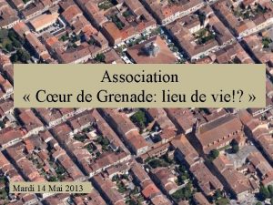 Association Cur de Grenade lieu de vie Mardi