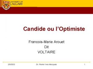 Candide ou lOptimiste FrancoisMarie Arouet Dit VOLTAIRE 252022