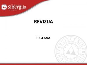 REVIZIJA II GLAVA Idealni standardi etikog ponaanja Ne