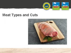 Meat Types and Cuts Module Focus Most people