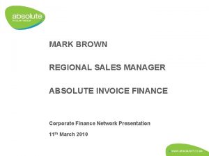 Absolute invoice finance