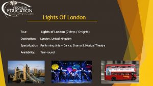Lights Of London Tour Lights of London 7