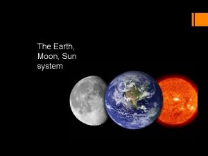 The Earth Moon Sun system Earths hemispheres The