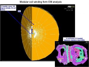 Modular coil winding form EM analysis 13 model